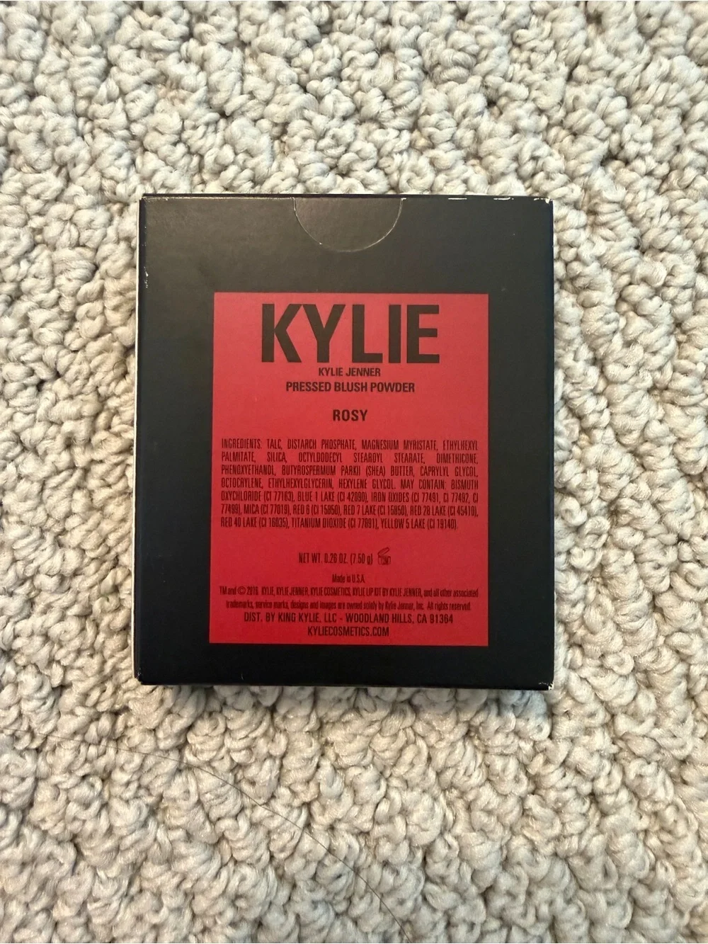 Kylie Cosmetics Pressed Blush, Rosy, NIB